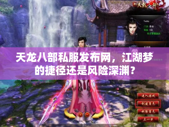 天龙八部私服发布网，江湖梦的捷径还是风险深渊？
