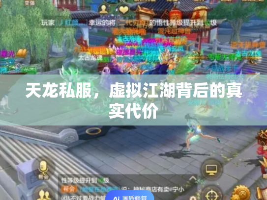 天龙私服，虚拟江湖背后的真实代价