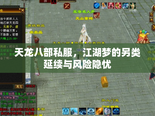 天龙八部私服，江湖梦的另类延续与风险隐忧