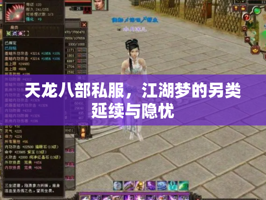 天龙八部私服，江湖梦的另类延续与隐忧