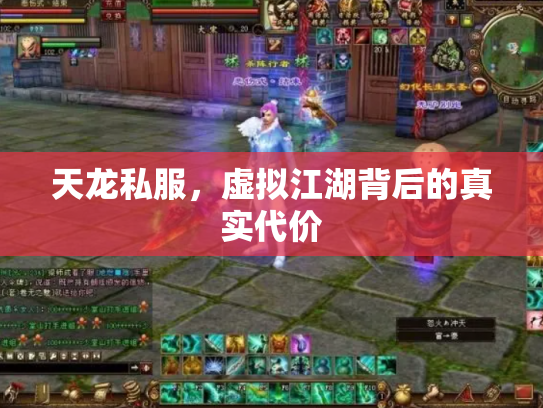 天龙私服，虚拟江湖背后的真实代价