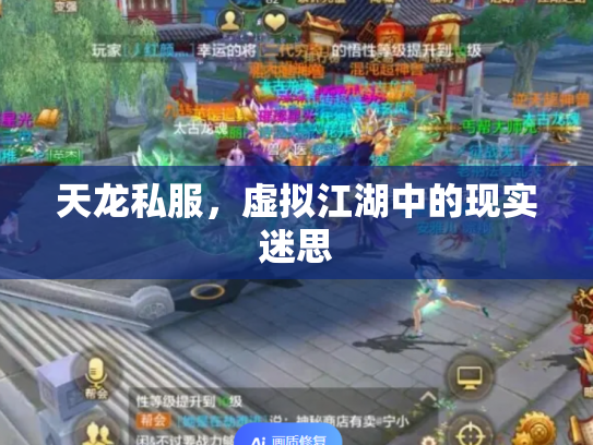天龙私服，虚拟江湖中的现实迷思