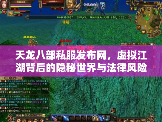 天龙八部私服发布网，虚拟江湖背后的隐秘世界与法律风险
