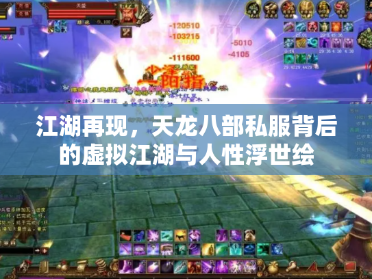 江湖再现，天龙八部私服背后的虚拟江湖与人性浮世绘