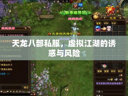 天龙八部私服，虚拟江湖的诱惑与风险