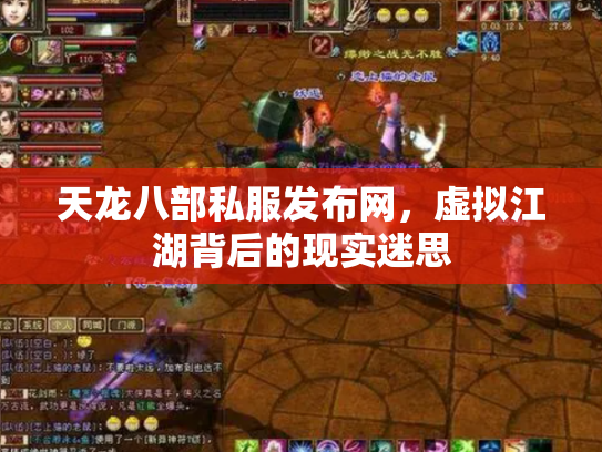 天龙八部私服发布网，虚拟江湖背后的现实迷思