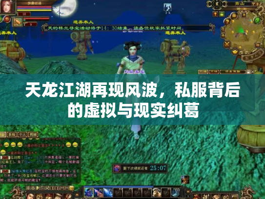 天龙江湖再现风波，私服背后的虚拟与现实纠葛