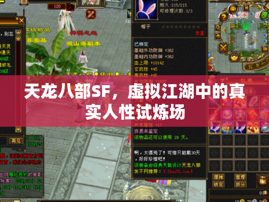 天龙八部SF，虚拟江湖中的真实人性试炼场