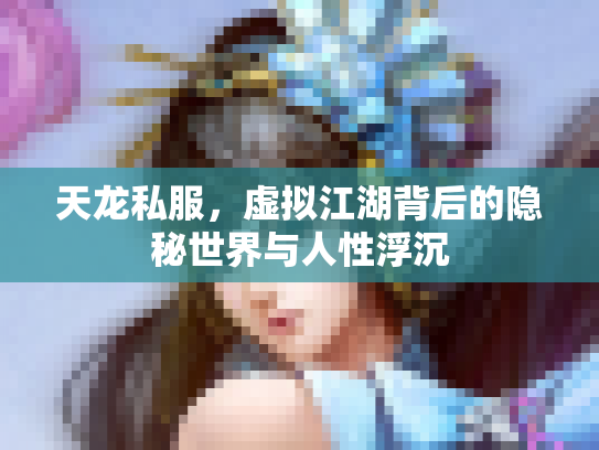 天龙私服，虚拟江湖背后的隐秘世界与人性浮沉