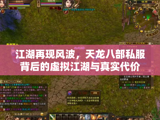 江湖再现风波，天龙八部私服背后的虚拟江湖与真实代价