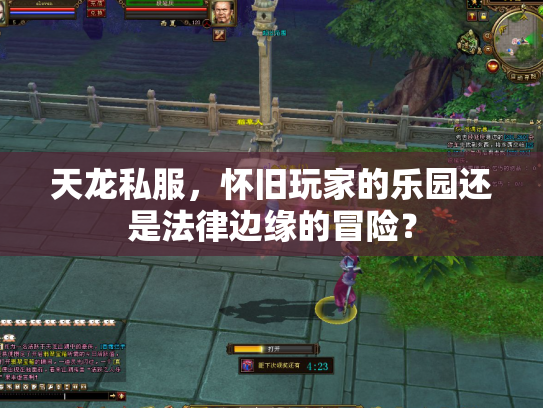天龙私服，怀旧玩家的乐园还是法律边缘的冒险？