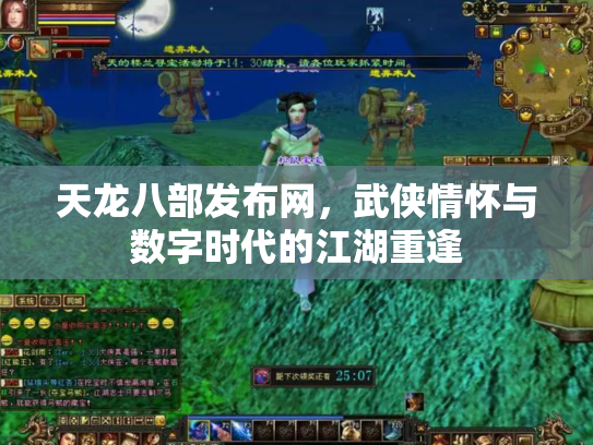 天龙八部发布网，武侠情怀与数字时代的江湖重逢