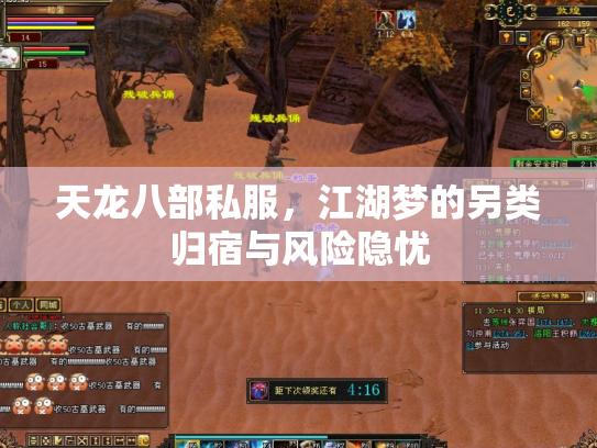 天龙八部私服，江湖梦的另类归宿与风险隐忧