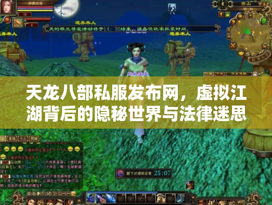 天龙八部私服发布网，虚拟江湖背后的隐秘世界与法律迷思