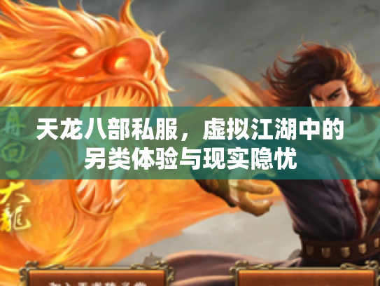 天龙八部私服，虚拟江湖中的另类体验与现实隐忧