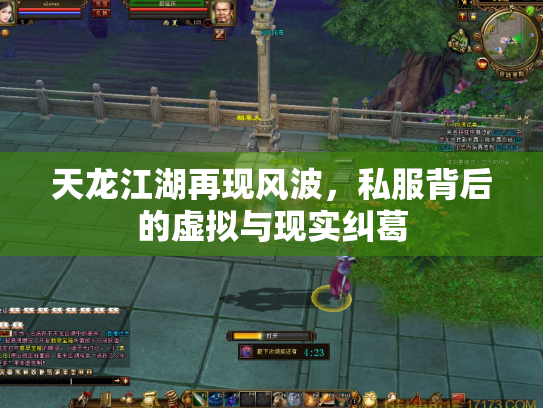 天龙江湖再现风波，私服背后的虚拟与现实纠葛