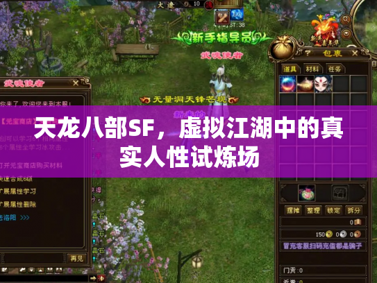 天龙八部SF，虚拟江湖中的真实人性试炼场