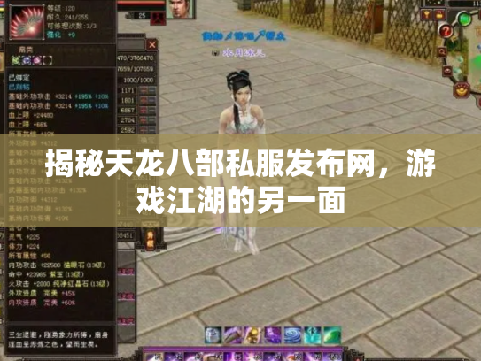 揭秘天龙八部私服发布网，游戏江湖的另一面