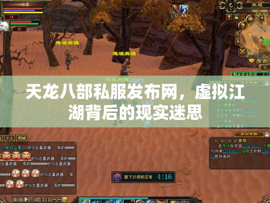 天龙八部私服发布网，虚拟江湖背后的现实迷思