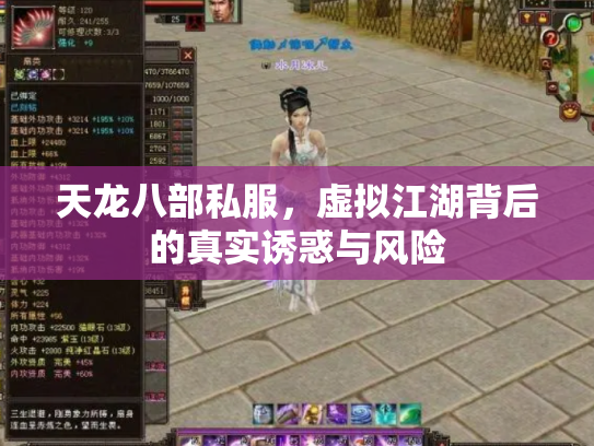 天龙八部私服，虚拟江湖背后的真实诱惑与风险