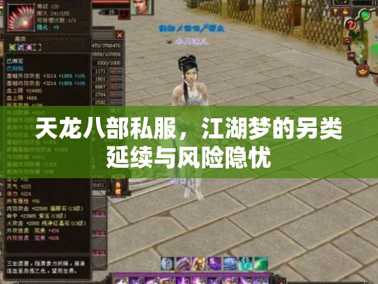 天龙八部私服，江湖梦的另类延续与风险隐忧