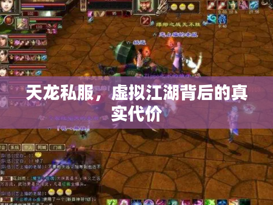 天龙私服，虚拟江湖背后的真实代价