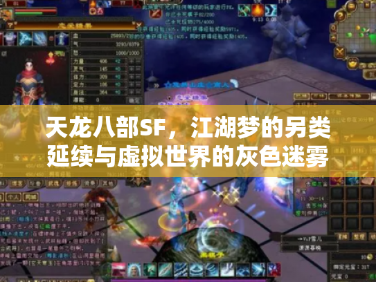 天龙八部SF，江湖梦的另类延续与虚拟世界的灰色迷雾
