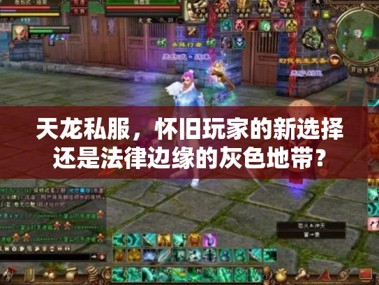 天龙私服，怀旧玩家的新选择还是法律边缘的灰色地带？