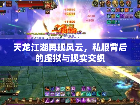 天龙江湖再现风云，私服背后的虚拟与现实交织