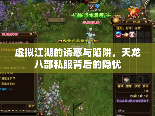 虚拟江湖的诱惑与陷阱，天龙八部私服背后的隐忧