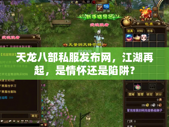 天龙八部私服发布网，江湖再起，是情怀还是陷阱？
