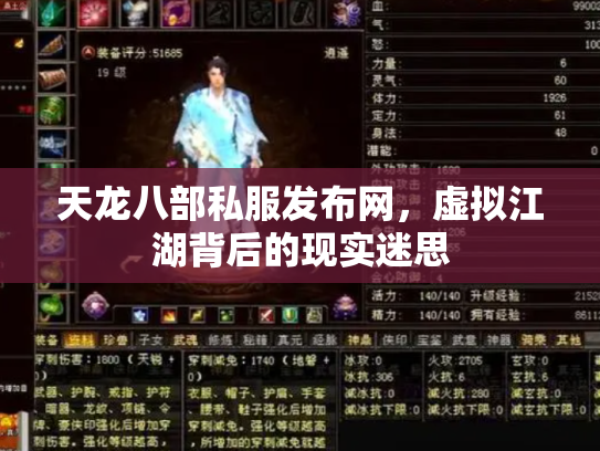 天龙八部私服发布网，虚拟江湖背后的现实迷思