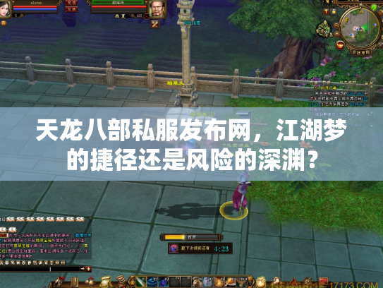 天龙八部私服发布网，江湖梦的捷径还是风险的深渊？