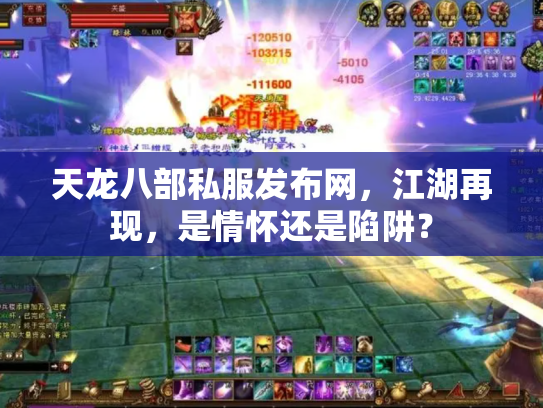 天龙八部私服发布网，江湖再现，是情怀还是陷阱？