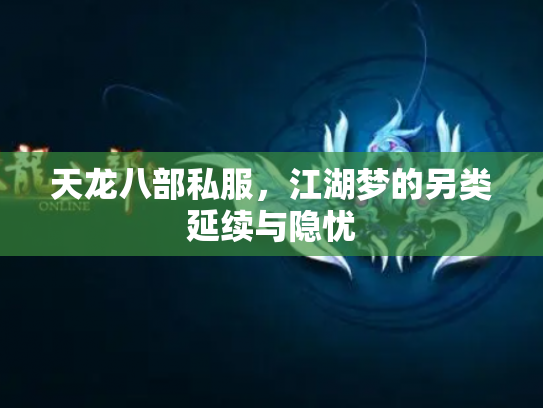 天龙八部私服，江湖梦的另类延续与隐忧