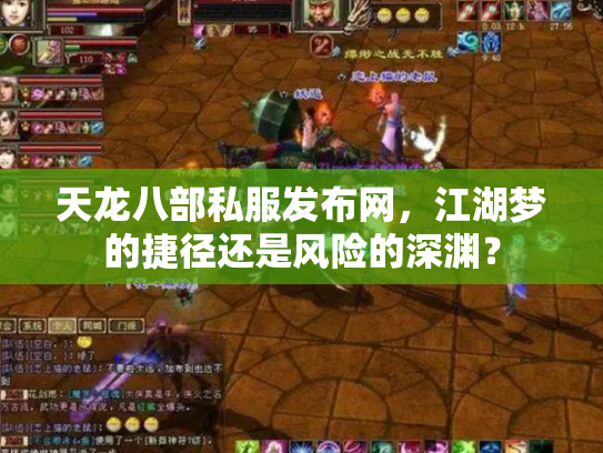 天龙八部私服发布网，江湖梦的捷径还是风险的深渊？