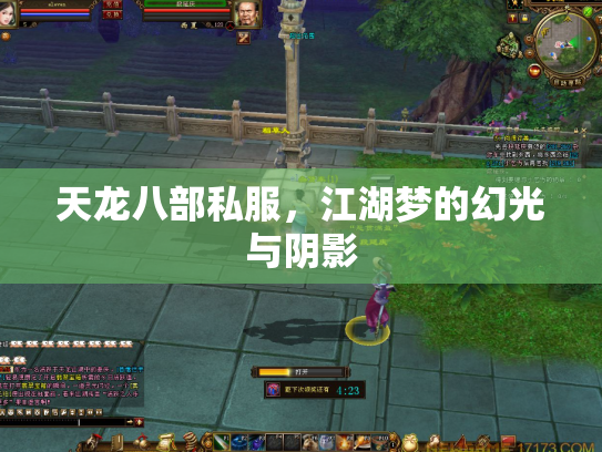 天龙八部私服，江湖梦的幻光与阴影