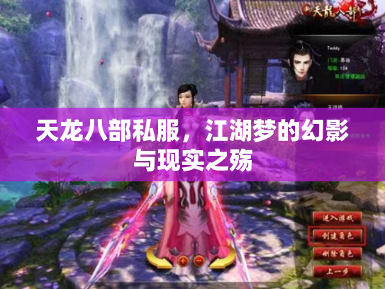 天龙八部私服，江湖梦的幻影与现实之殇