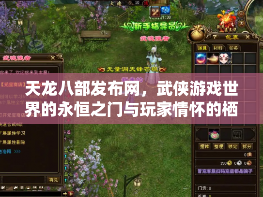 天龙八部发布网，武侠游戏世界的永恒之门与玩家情怀的栖息地