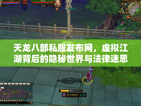 天龙八部私服发布网，虚拟江湖背后的隐秘世界与法律迷思