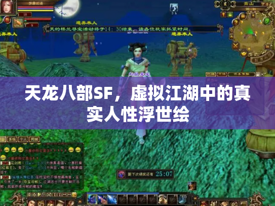 天龙八部SF，虚拟江湖中的真实人性浮世绘