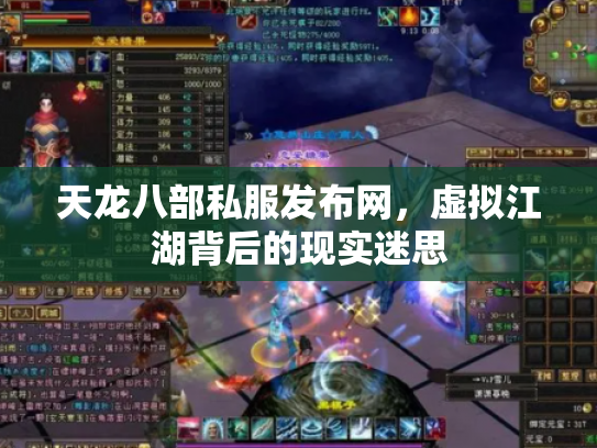 天龙八部私服发布网，虚拟江湖背后的现实迷思