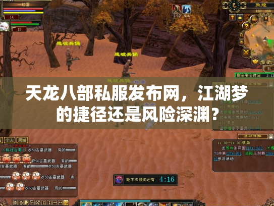 天龙八部私服发布网，江湖梦的捷径还是风险深渊？
