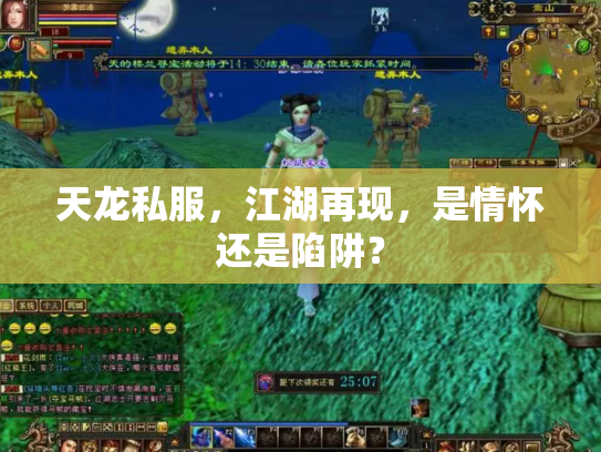 天龙私服，江湖再现，是情怀还是陷阱？
