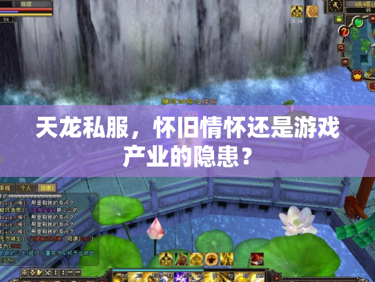 天龙私服，怀旧情怀还是游戏产业的隐患？