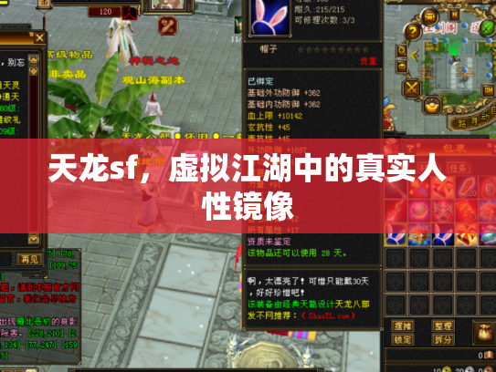 天龙sf，虚拟江湖中的真实人性镜像