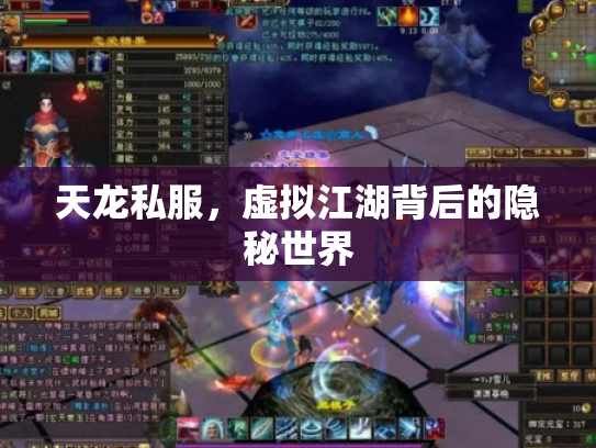 天龙私服，虚拟江湖背后的隐秘世界