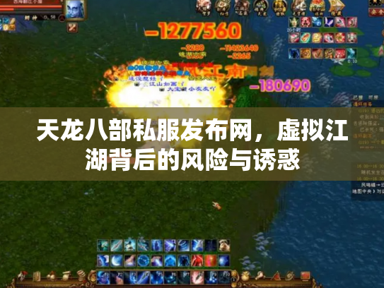 天龙八部私服发布网，虚拟江湖背后的风险与诱惑