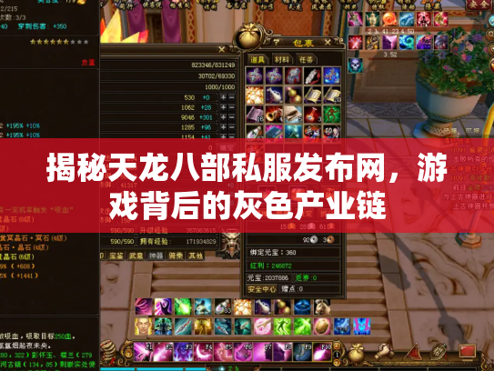 揭秘天龙八部私服发布网，游戏背后的灰色产业链