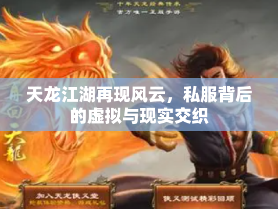 天龙江湖再现风云，私服背后的虚拟与现实交织